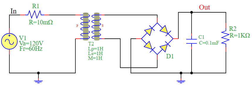 AC to DC Converter Circuit