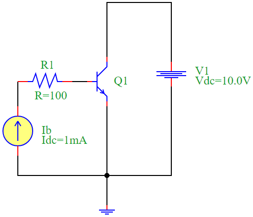 BJT Characteristics Circuit