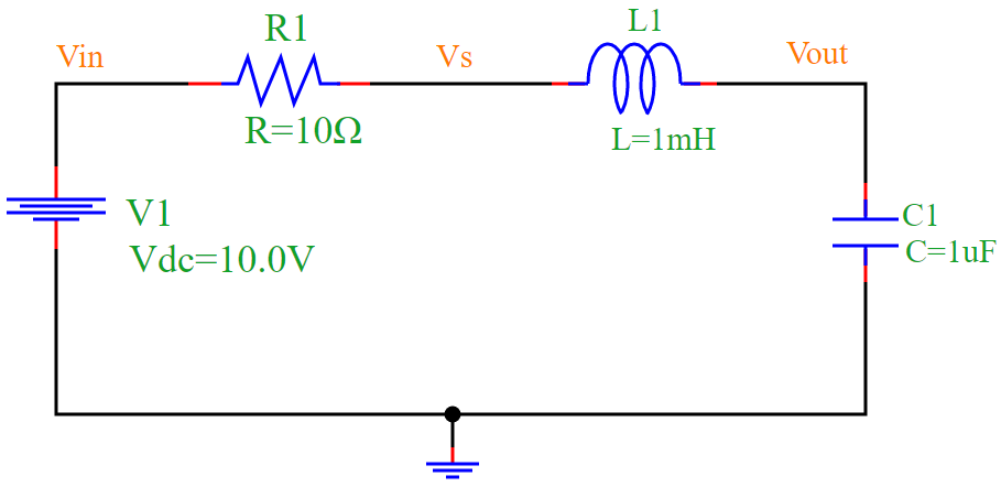 RLC Circuit Diagram